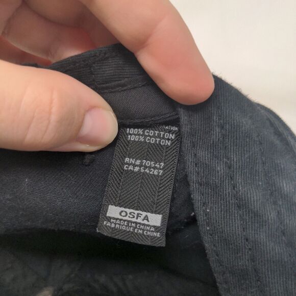 '47 Brand Men's Slideback Hat Black OSFM Embroidered LA Dodgers Logo - Picture 8 of 9